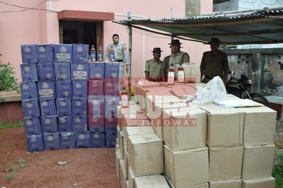 Foreign liquors worths above 5 lakhs seized
